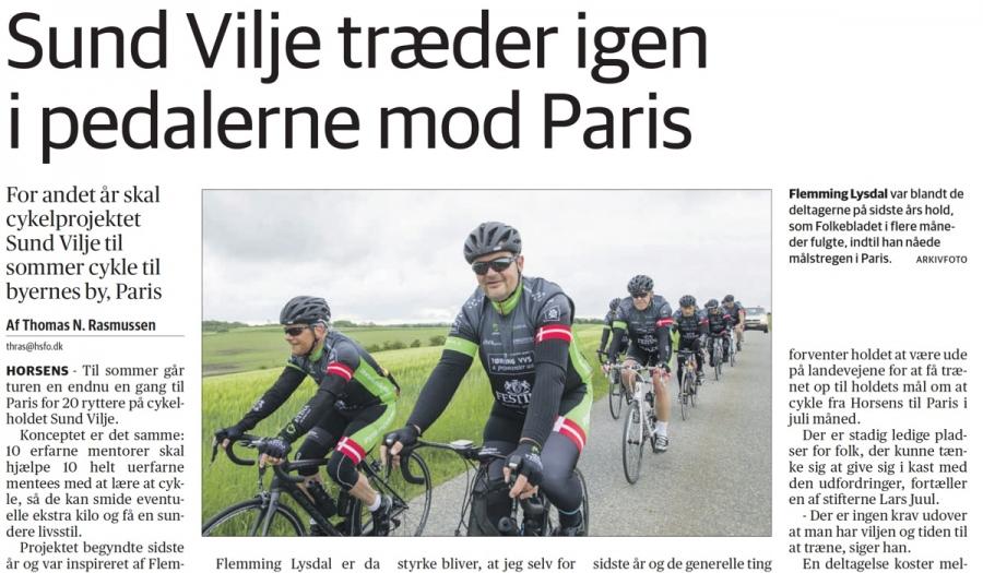 Sund Vilje træder igen i pedalerne mod Paris