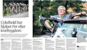 Cykelhold har hjulpet Per efter kræftsygdom